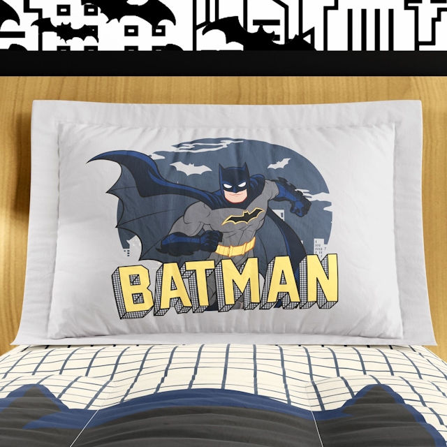 Fronha de Travesseiro Infantil Solteiro Batman