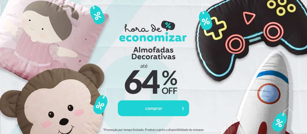 HORA DE ECONOMIZAR - Almofadas Decorativas