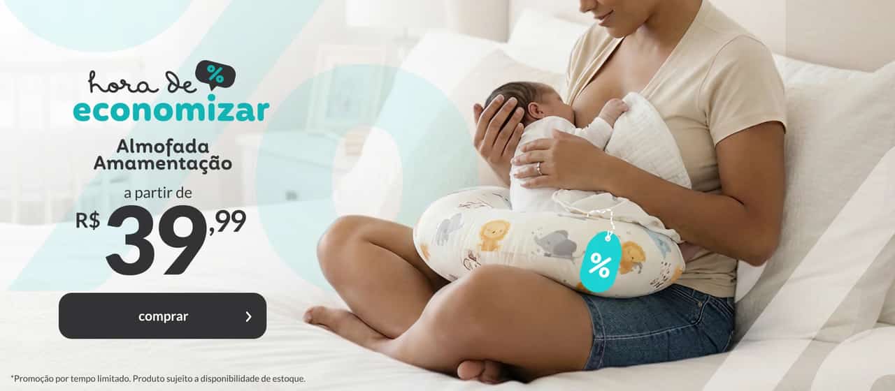 HORA DE ECONOMIZAR - Almofada Amamentação
