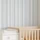 Papel de Parede Listrado Azul/Bege 10m - imagem 1