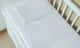 Jogo de Lençol Berço Bordado Coelho Branco 3 Peças - imagem 2