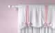 Cortina Branco/Rosa com Laços Poá - imagem 3