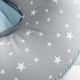 Almofada Amamentação Estrelinhas Cinza e Azul - imagem 4