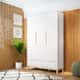 Guarda Roupa Infantil Branco 3 Portas Cozy - imagem 2