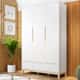 Guarda Roupa Infantil Branco 3 Portas Cozy - imagem 1