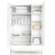 Guarda Roupa Infantil Branco 3 Portas Cozy - imagem 4