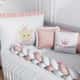 Kit Berço Trança Princesa Ursinha Rosé - imagem 1