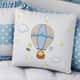 Almofada Quadrada Leãozinho no Balão Azul 35cm - imagem 1