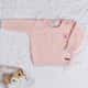 Casaquinho Tricot Realeza Rosa - imagem 1