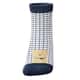 Meia Bebê Ursinho Grid Azul Marinho - imagem 4