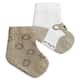 Kit Meia Bebê Coala e Folhas Bege 2 Pares - imagem 1