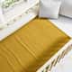 Manta Tricot Trança Amarelo Mostarda 1M - imagem 1