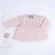 Vestido Tricot Principessa com Pérolas Rosa - imagem 3