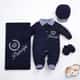 Saída Maternidade Menino Príncipe Azul Marinho 04 Peças - imagem 1