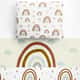 Jogo de Lençol Berço Arco-íris Boho 3 peças - imagem 2