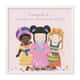 Quadro Meninas do Mundo Amizade é 38x38cm - imagem 1