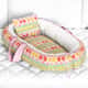 Ninho para Bebê Redutor de Berço Floral Étnico 80cm - imagem 1