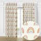Cortina Infantil e Bebê Arco-Íris Boho - imagem 1