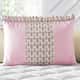 Almofada Retangular Flores do Campo Rosa 35cm - imagem 1