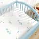 Lençol Berço com Elástico Amiguinhos Azul - imagem 3