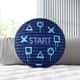 Almofada Redonda Gamer Start 30cm - imagem 2