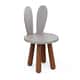 Cadeira Infantil Branco Orelhinhas Coelho - imagem 2