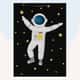 Pôster Adesivo Astronauta - imagem 1