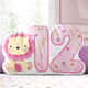 Almofada Mesversário Selva Baby Rosa - imagem 1