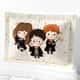 Fronha Infantil Harry Potter Hermione Granger e Ron Weasley - imagem 1