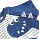 Macacão Curto Dino Feliz Azul Marinho - imagem 5