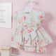 Vestido para Bebê Floral Candy Bege Tam G - imagem 1