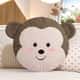 Almofada Redonda Amiguinho Macaco 30cm - imagem 1
