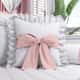 Almofada Laço e Rendinha Princesa Clássica 38cm - imagem 1