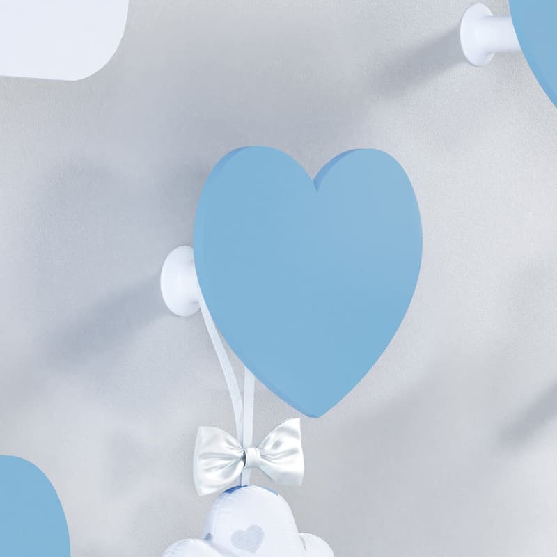 Cabideiro de Parede Coração