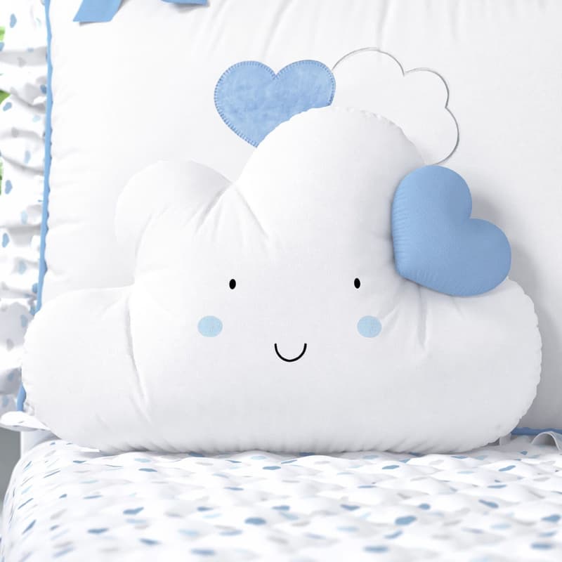 Almofada Nuvem Coração 42cm