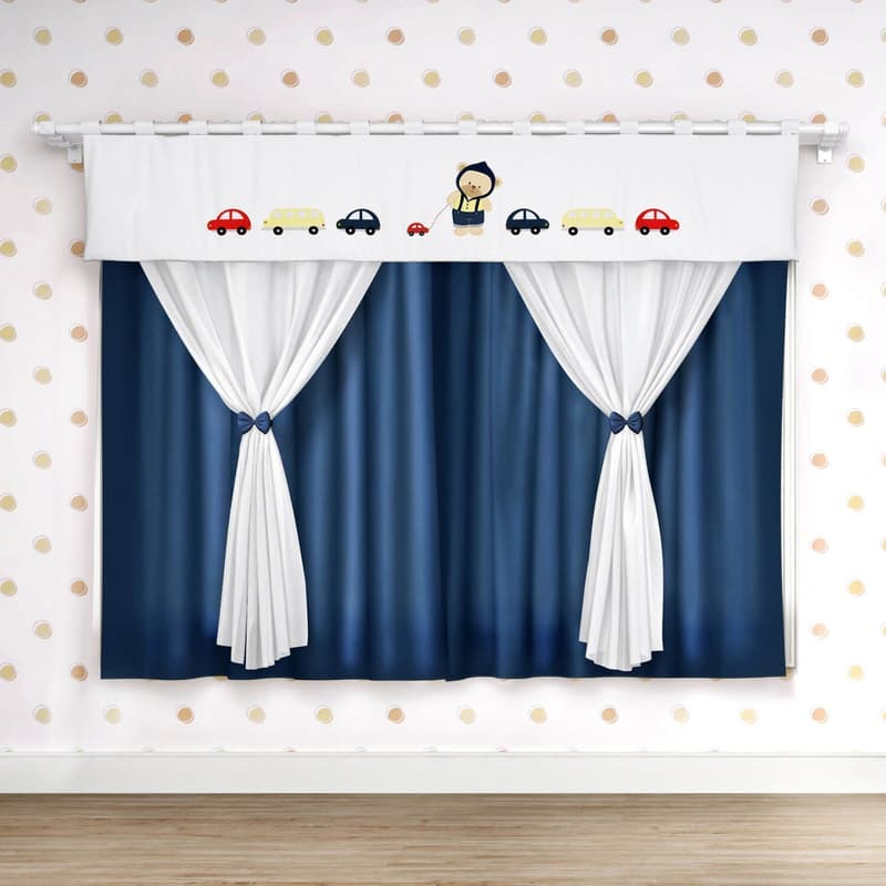 Cortina Ursinho Bebê 1,50m