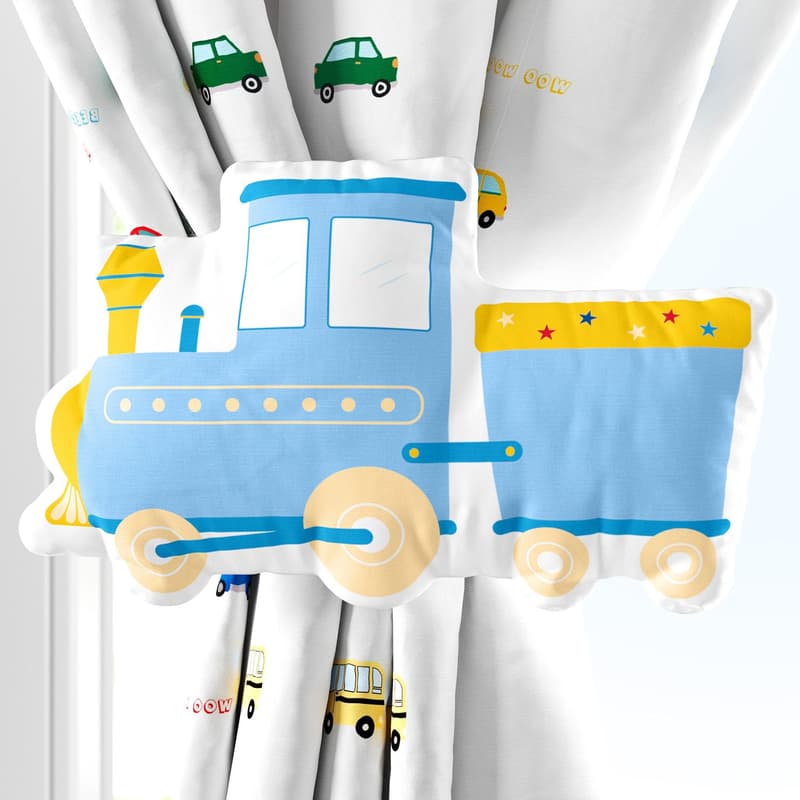 Prendedor de Cortina Trenzinho 02 Peças