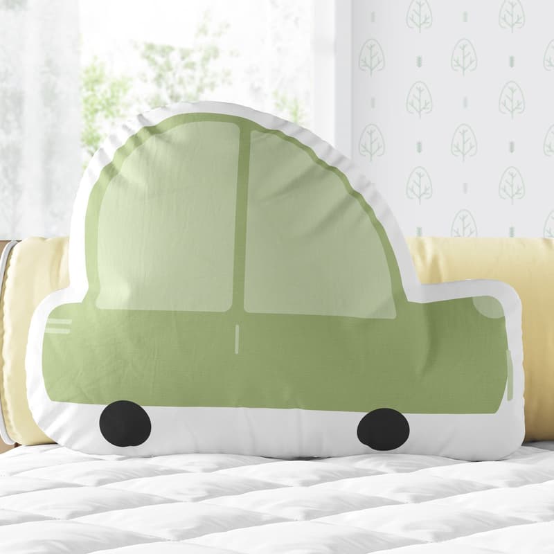 Almofada Carro Verde 33cm