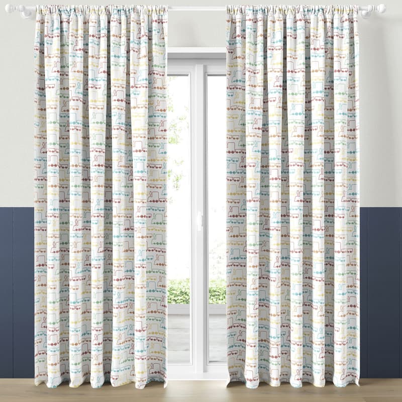 Cortina Infantil e Bebê Trenzinho Piuí