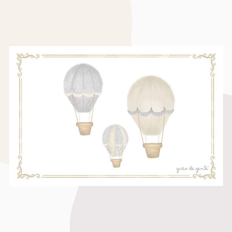 Pôster Adesivo Balões Mágicos