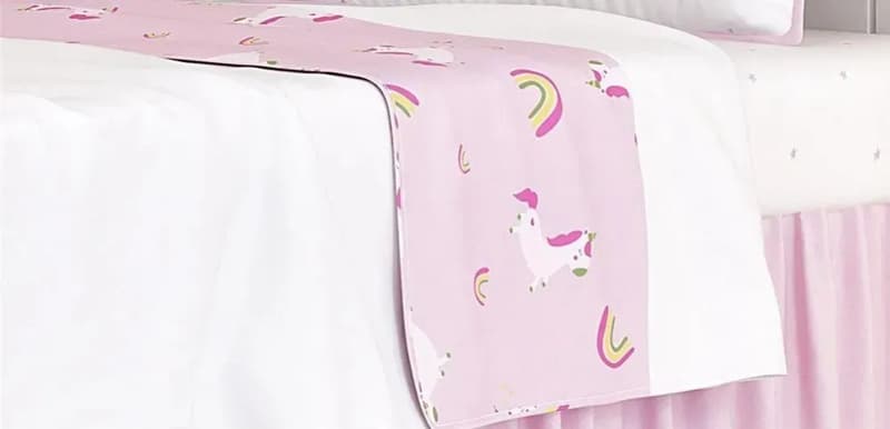 Jogo de Lençol Infantil Amiguinhas Unicórnio Rosa