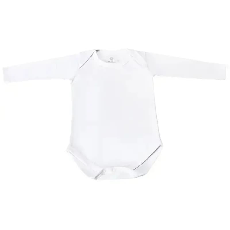 Body Manga Longa Basic Liso Branco RN