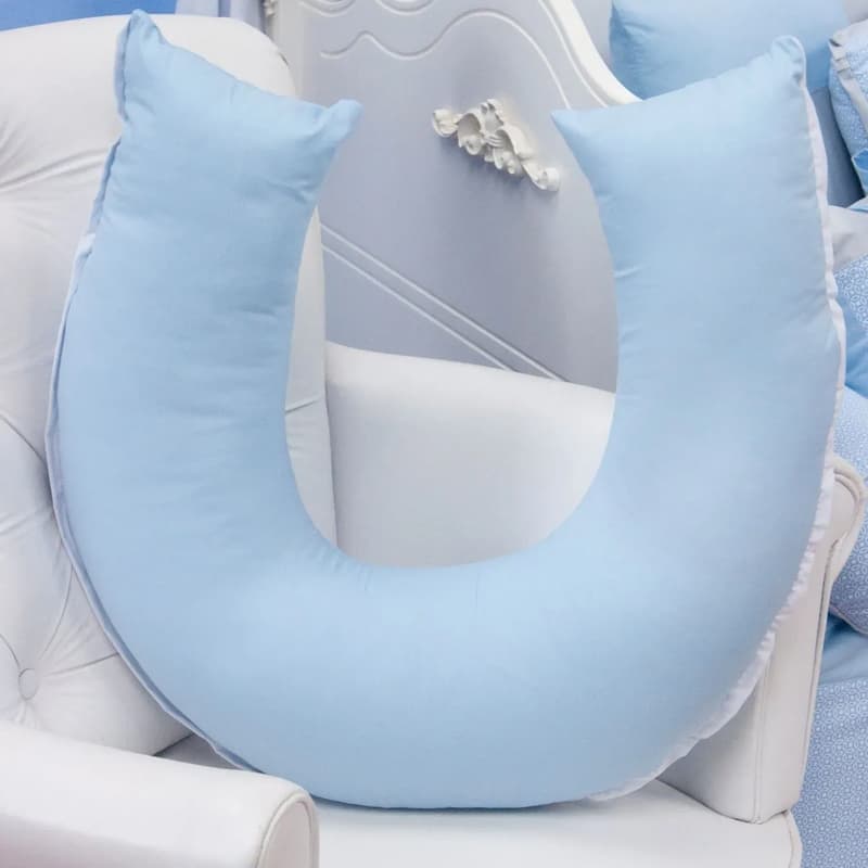 Almofada Amamentação Ursinho Travesso Azul