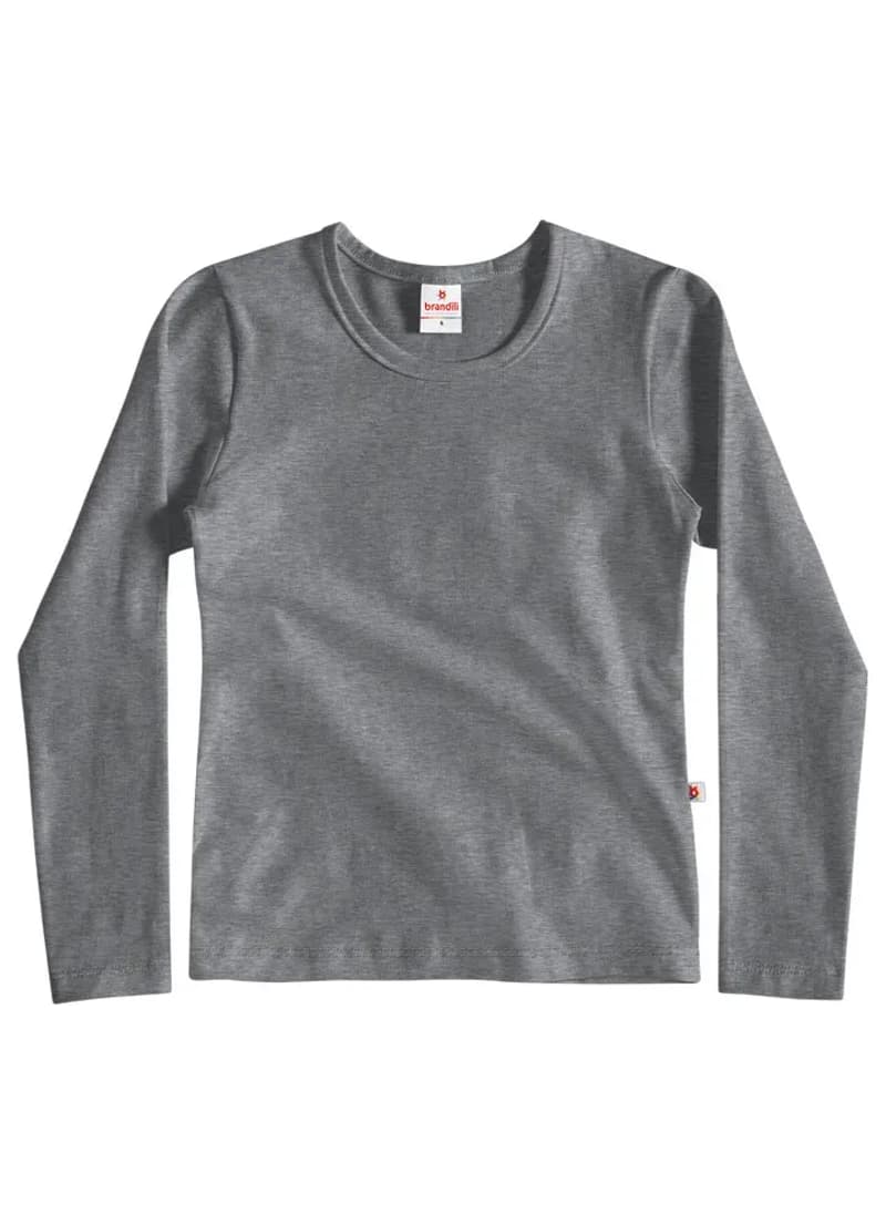 Camiseta Polo Manga Longa Bebê Básica M