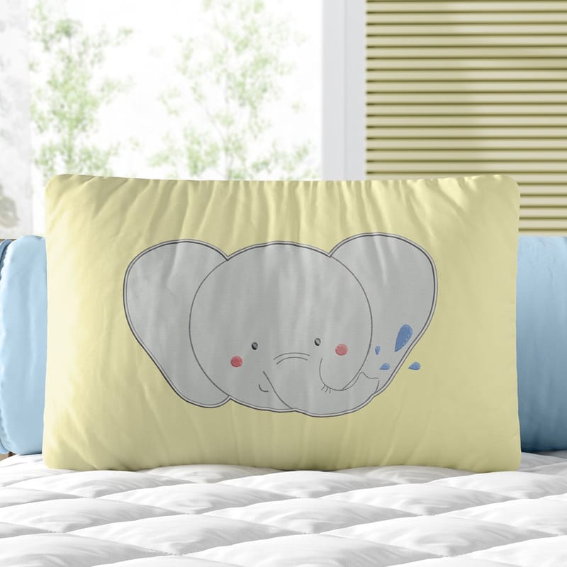 Almofada Retangular Elefantinho Baby 35cm