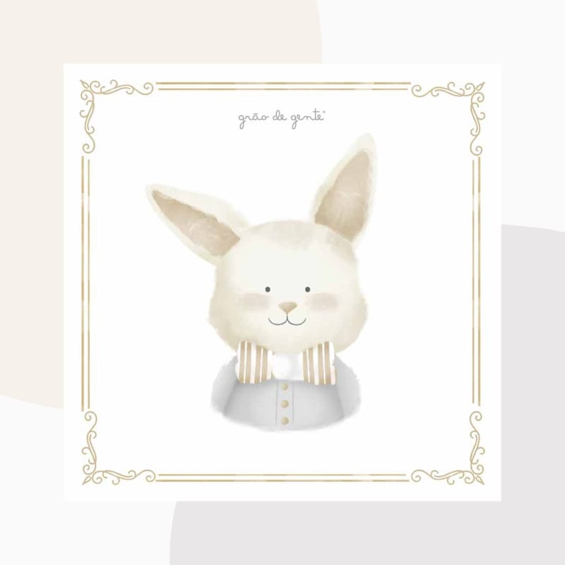 Pôster Adesivo Coelhinho