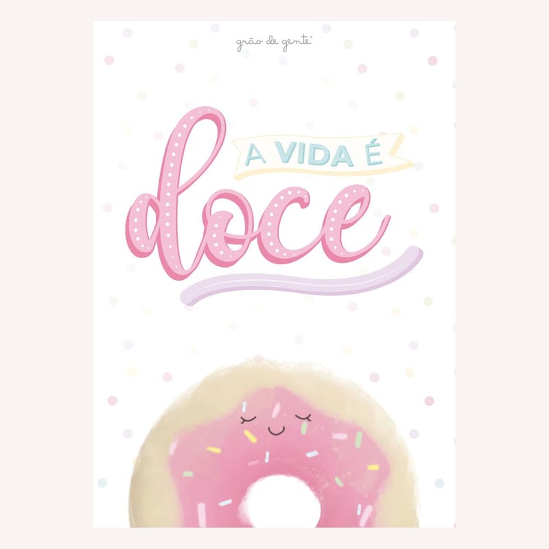 Pôster Adesivo Vida Doce