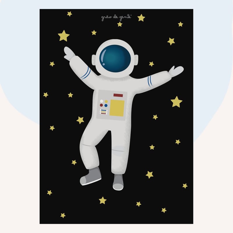 Pôster Adesivo Astronauta