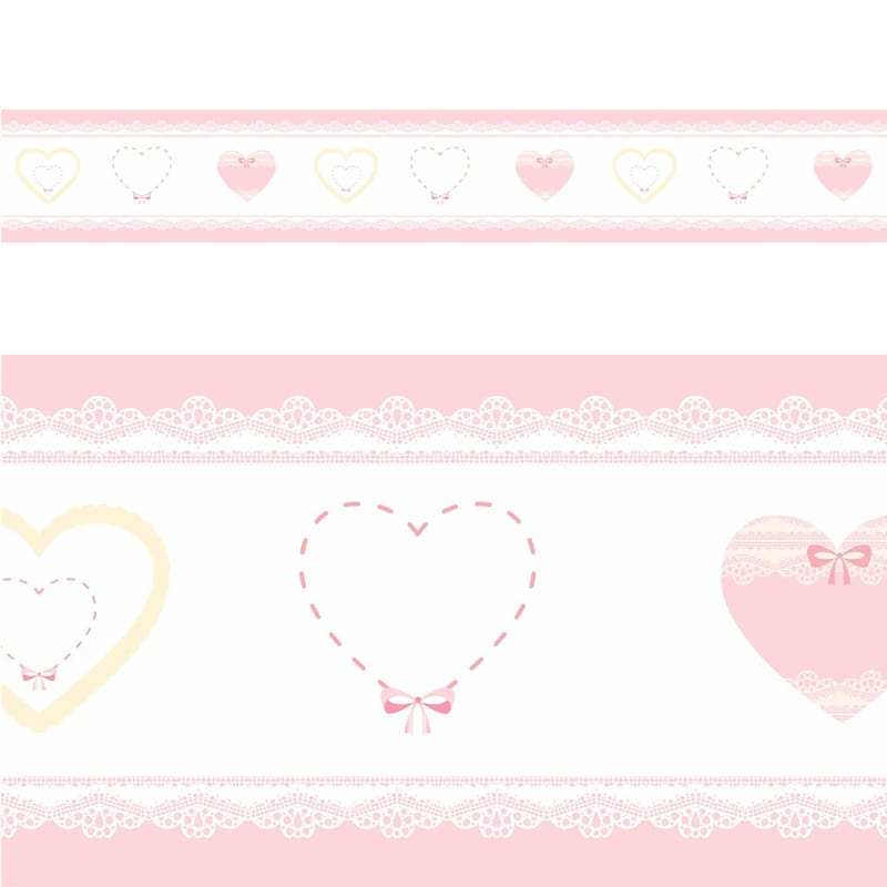 Faixa Adesiva de Parede Coração