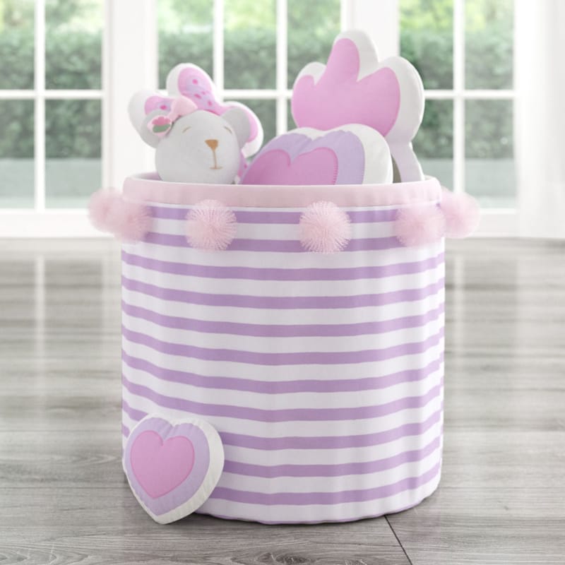 Cesto Organizador para Brinquedos Floral Monet 35cm